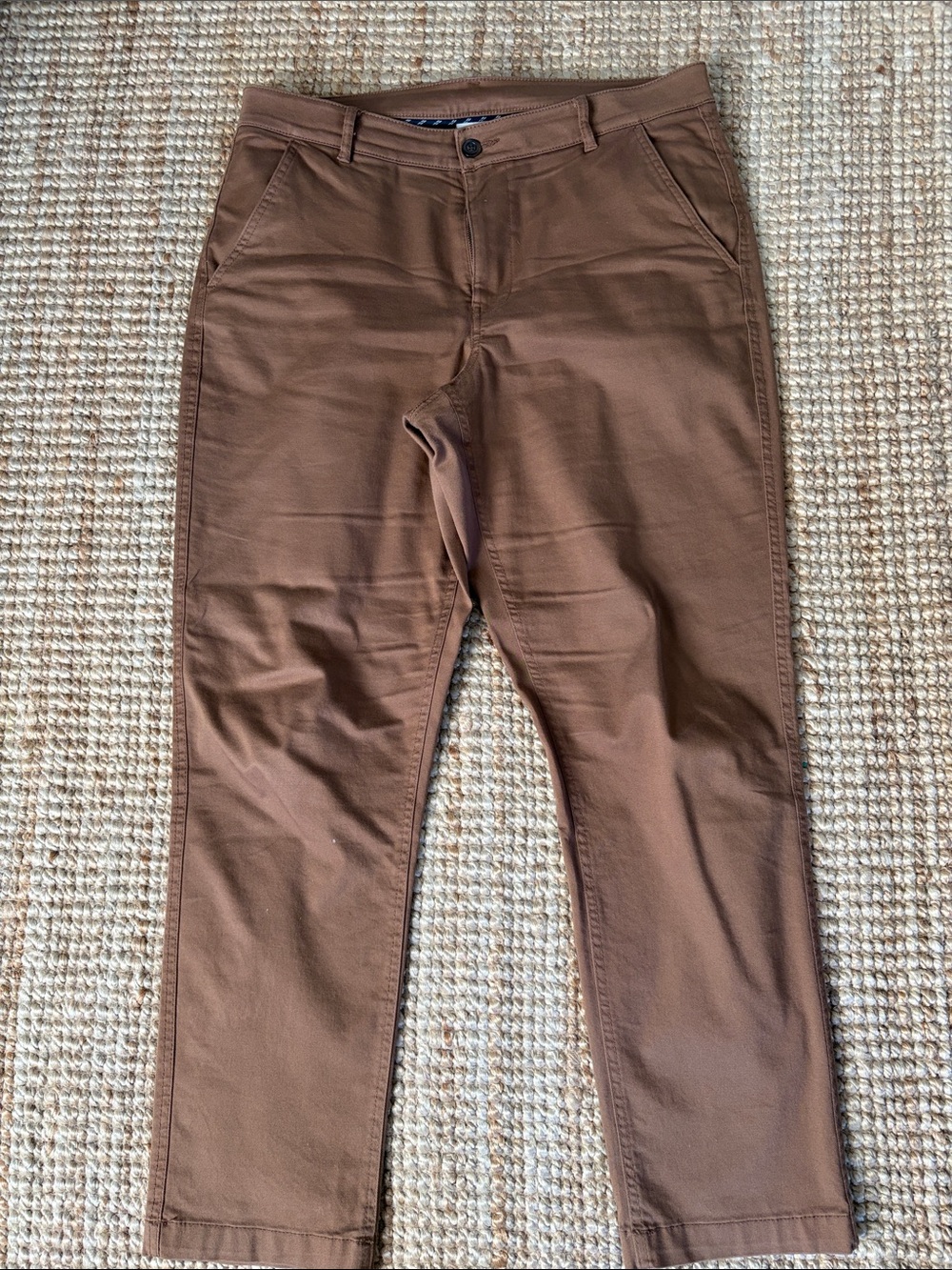L.L. Bean Women's Straight Leg Pants in Brown